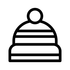 warm hat icon or logo isolated sign symbol vector illustration - high quality black style vector icons