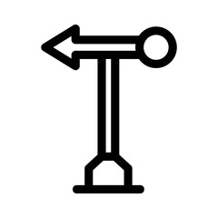 wind direction icon or logo isolated sign symbol vector illustration - high quality black style vector icons