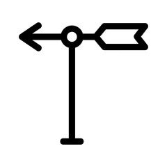 wind direction icon or logo isolated sign symbol vector illustration - high quality black style vector icons