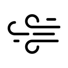 wind icon or logo isolated sign symbol vector illustration - high quality black style vector icons