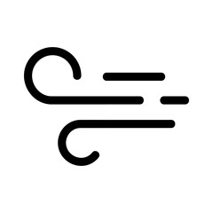 wind icon or logo isolated sign symbol vector illustration - high quality black style vector icons