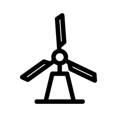 windmill icon or logo isolated sign symbol vector illustration - high quality black style vector icons