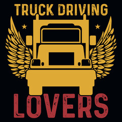 Best trucker graphic tshirt design