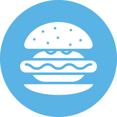 Hamburger Vector Icon
