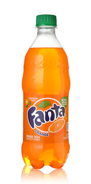 Plastic Bottle of Fanta