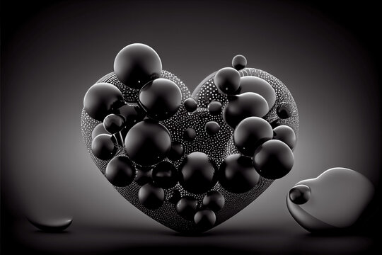 Heart With A Black Background Images – Browse 581,940 Stock Photos,  Vectors, and Video | Adobe Stock