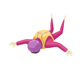 Skydiving Extreme Flight Composition