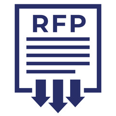 RFP, send request for proposal icon