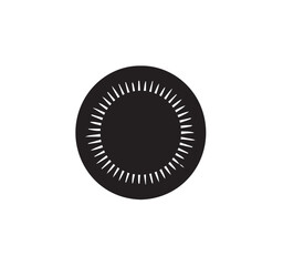 circle icon symbol vector 