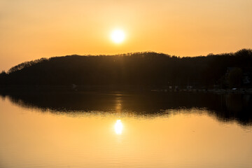 Obraz premium Beautiful lake landscape