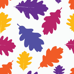 colorful  Contemporary printable seamless pattern with retro groovy flowers. Decorative Naive 60's, 70's style Vintage boho background in minimalist mid century style for fabric, wallpaper or wrapping