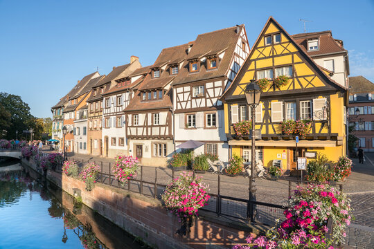 Half-timbered houses in Colmar, Alsace, France