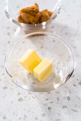 Homemade chocolate peanut butter fudge