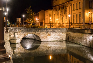 Canal in Chalons-en-Champagne, France