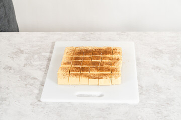 Christmas Eggnog fudge