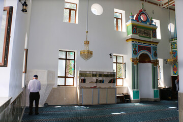 selective focus:Orta Mosque was built in 1866 in Batumi, Georgia, by the family of the Muslim...