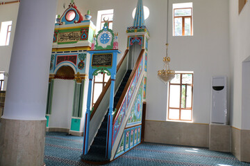 selective focus:Orta Mosque was built in 1866 in Batumi, Georgia, by the family of the Muslim...