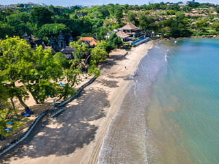 Aerial view of Jimbaran beach