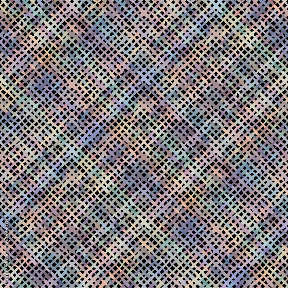Poster Imitation of a texture of rough canvas. Seamless image