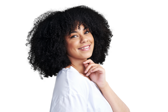 PNG Studio portrait of an attractive young woman posing