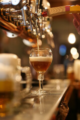 cold beer in a pub 