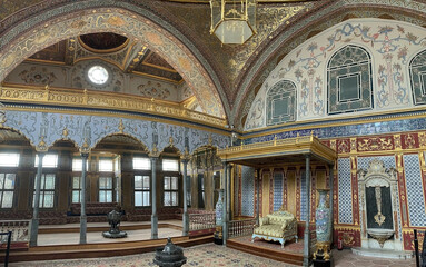 The harem at the Topkapi Palace of Istanbul in Turkey