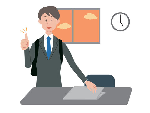 定時退社 Images – Browse 145 Stock Photos, Vectors, and Video | Adobe Stock