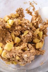 Apple oatmeal cookies