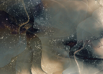 alcohol ink glitter texture