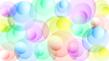 Abstract background with blended balloons