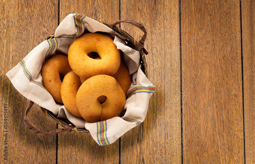 Canvas Prints Colombian pandequeso are a culinary tradition in the South American country