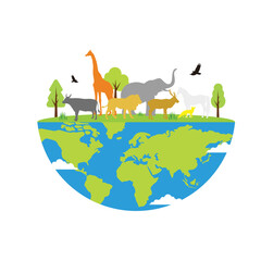 World Wildlife Day Illustration