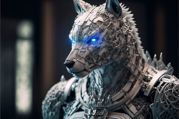 Cyborg Wolf Warrior