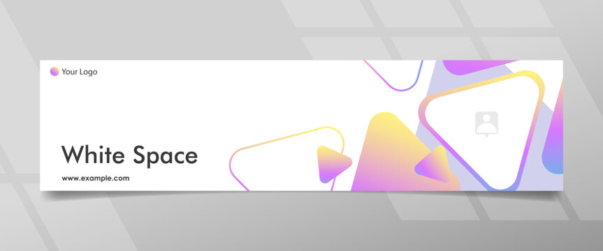 Triangle Shape Digital Agency Banner Design