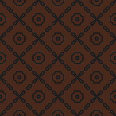 Geometric pattern. Seamless vector background. Ethnic graphic design