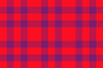 Textile texture fabric. Background pattern check. Vector seamless plaid tartan.