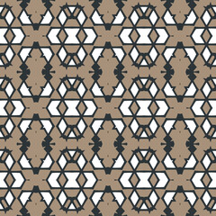Fototapeta premium Geometric pattern. Seamless vector background. Ethnic graphic design