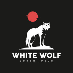 wolf logo design vector symbol design inspiration creative idea © Been ink