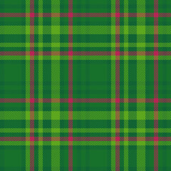 Texture check vector. Background seamless textile. Fabric plaid pattern tartan.