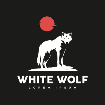 wolf logo design vector symbol design inspiration creative idea