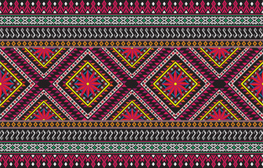 Mayan american indian pattern tribal ethnic motifs geometric vector background. Cool native american tribal motifs clothing fabric ethnic traditional design. Aztec symbol fabric print.