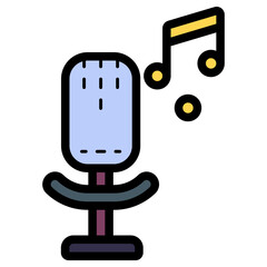 podcast music radio illustration