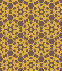 Geometric pattern. Seamless vector background. Ethnic graphic design