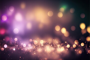 abstract background with bokeh , ai generated
