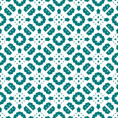 Fototapeta premium Geometric pattern. Seamless vector background. Ethnic graphic design