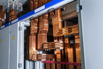 Power transformer installation at the modern industrial plant