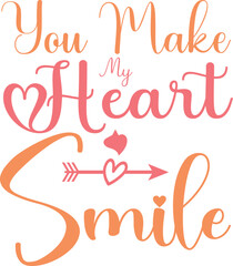 Obraz premium you make my heart smile