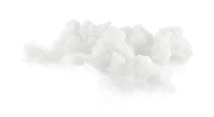 Vapour condensation clouds shapes 3d rendering png