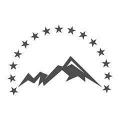 Mountain logo icon design
