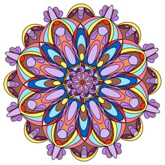 Coloring pictures, Circular images, coloring.